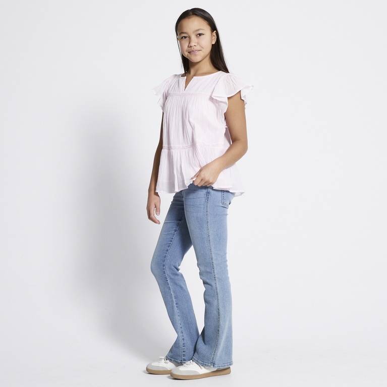 Frill blouse "Ylva" Soft Pink